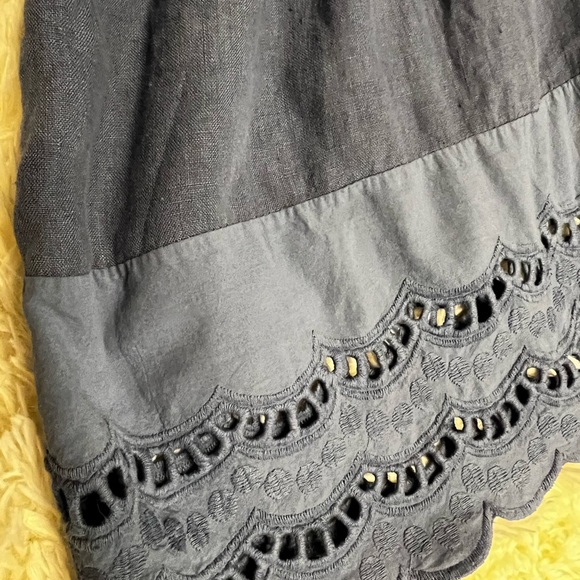 COPY - Women Blue Linen Sleeveless Midi Dress 2X  Rosemarine Plus Size Italy Su… - Picture 14 of 14